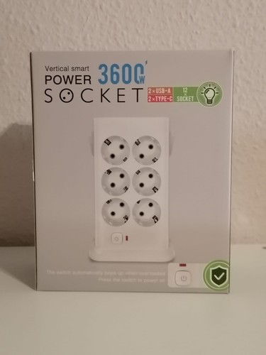 Vertikale smart power socket - power,
