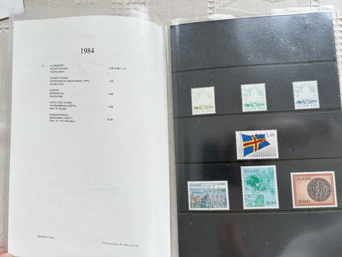 Briefmarken aland - briefmarken,