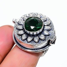 Chromdiopsid Edelstein Ring