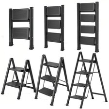 Stehleiter Klapptrittleiter Klappleiter Alu 2 / 3 / 4-Stufen Haushaltsleiter