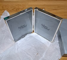 Versilberter Messing Doppel