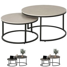 Couchtisch rund 2er - , set