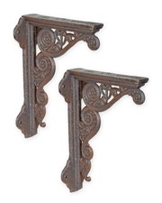 Ein Paar Wandhalterungen aus