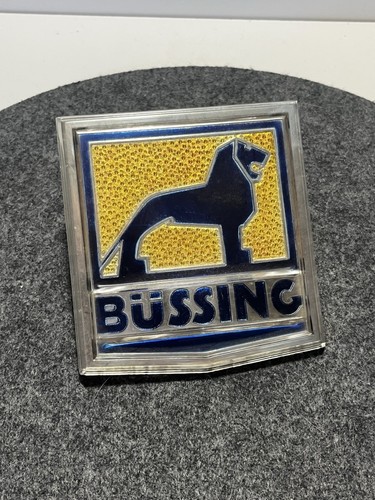 Vintage büssing emblem schild - emblem,