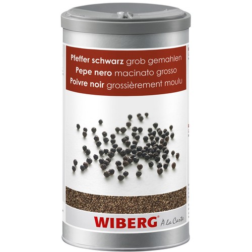 Pfeffer schwarz grob gemahlen - pfeffer,