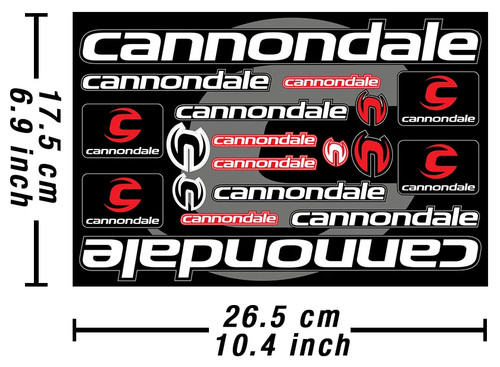 Cannondale decal stickers - cannondale,
