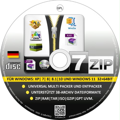 7zip archiv packer - ✅7zip, cd