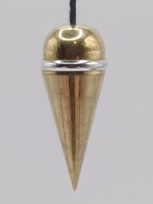 Schraubpendel Messing poliert