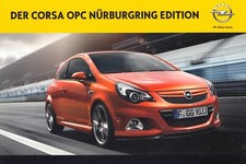 OPEL CORSA OPC Nürburgring Edition Hochglanz Prospekt Brochure 2011 35