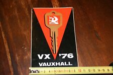 Original Aufkleber Vauxhall VX 76 aus den 70er Jahren