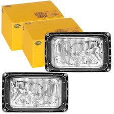 2x HELLA HALOGEN SCHEINWERFER