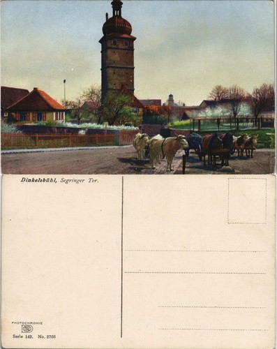 Ansichtskarte dinkelsbühl - ansichtskarte,