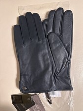 Pearlwood Damenhandschuhe Lederhandschuhe L 8 Blau Schafleder