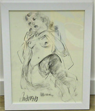 Akt 1 Expressionismus 2019 30x40cm Unikat!