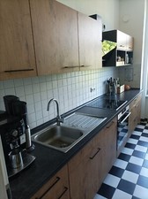 hochwertige moderne Küchenzeile mit elektrogeräten