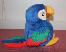 Papagei blau bunt  ca. 30 cm hoch