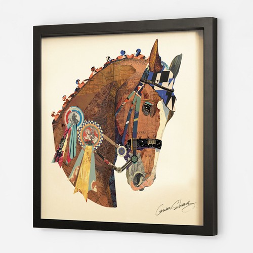 Collage wandbild kunst - wandbild,