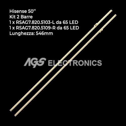 Kit streifen led bars - 2, led-tv-bars