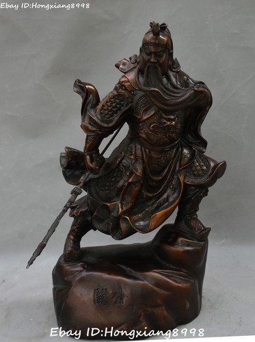 Chinese bronze guangong - chinese,