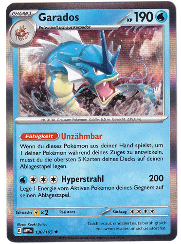Pokemon karte garados holo - karte:,