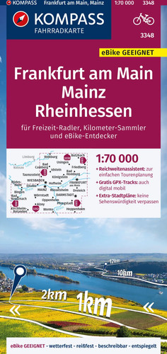 Kompass fahrradkarte 3348 - fahrradkarte,