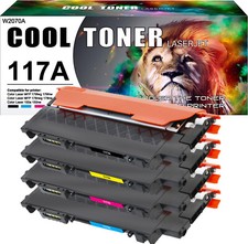 4 Toner für HP 117A Color