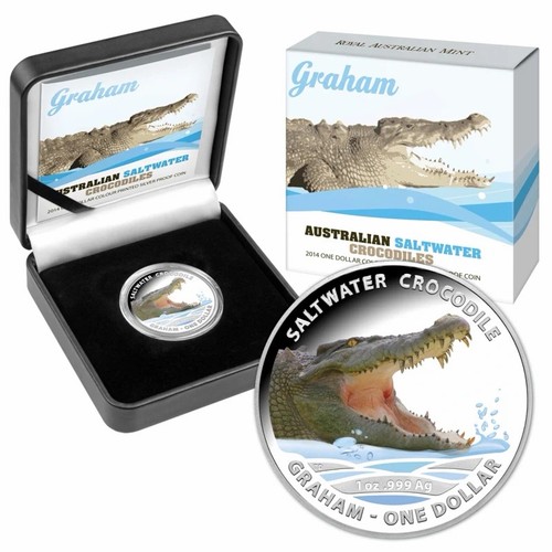 2014 silver colour - $1, printed