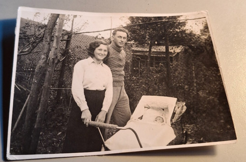 Altes foto vintage - junges, paar