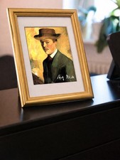 Repro-Autogramm - August Macke