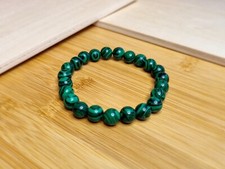 8mm Malachit Armband 18cm -