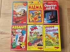 6x Minispiel - Sammlung Paket Konvolut Kinderspiele Familienspiele Reisespiel