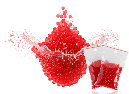 Tüten wasserperlen rot - tüten,