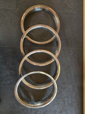 Radzierringe 13 zoll Edelstahl verchromt Ford Mercedes Opel VW BMW Citroen 