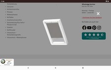 VELUX Original-Verdunkelungsrollo für VELUX Dachfenster, Silberne Seitenschienen