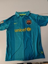 FC Barcelona Away Jersey From The 2007-08 Season Messi's Name and The Num. #19