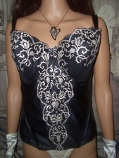 Edle bestickte Mieder Corsage