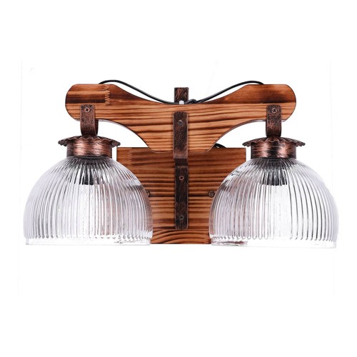 Vintage wandleuchte holz retro - wandleuchte,