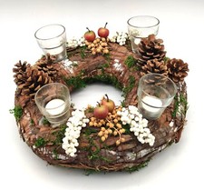 Adventskranz Natur Tischdeko