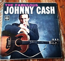 JOHNNY CASH The Fabulous Johnny Cash Vinyl LP Original U.K. Ausgabe aus 1963