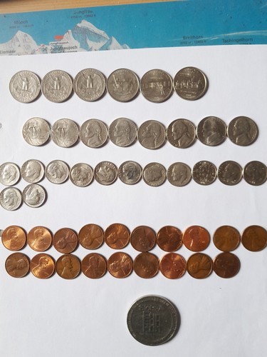 Münzen coins usa - usa, konvolut