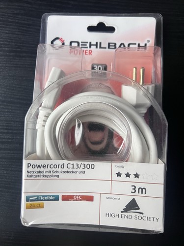 Oehlbach powercord c13 - oehlbach,