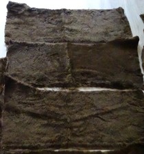 Konvolut: Teddy-Fell hellbraun + schoko, siehe Maße, neuwertig!