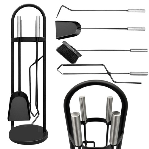 Kaminbesteck modern schwarz - modern, 5