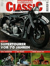 Zeitschrift Motorrad Classic #4 2001 BMW R 11 Opel Motoclub NSU Prima Moto Guzzi