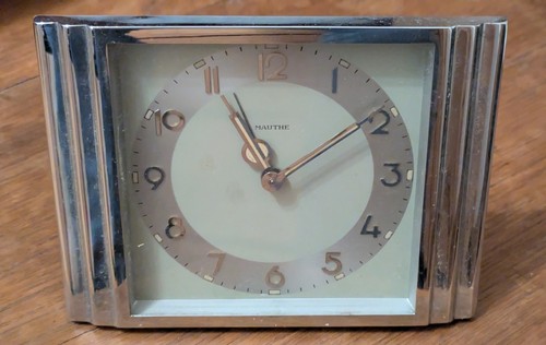 Mauthe art deco tischuhr - -,