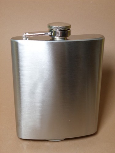 Flachmann edelstahl 200 - -, ml