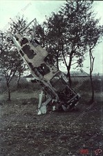 ++ Original Farbdia Flugzeug Rata beute  Ostfront Agfacolor ++