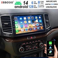 6+128GB Android 14 Autoradio Carplay Für VW Sharan 7N Seat Alhambra II 2010-2021