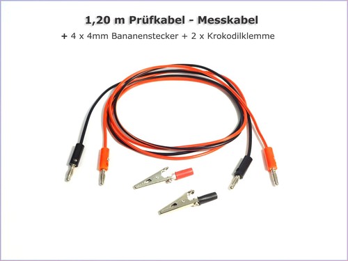 Prüfkabel messkabel 1 20 - messkabel, 1,20