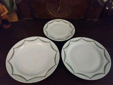 3 x Teller Burgau Porzellan